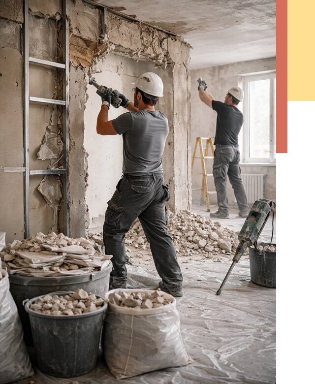 Демонтажные работы в Можге от 2735 руб. — услуги и цена под ключ | ОТДЕЛОЧНИК-Мжг