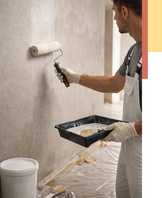 Грунтовка стен в Можге от 2228 руб. м2 — быстро, недорого, с материалом | ОТДЕЛОЧНИК-Мжг