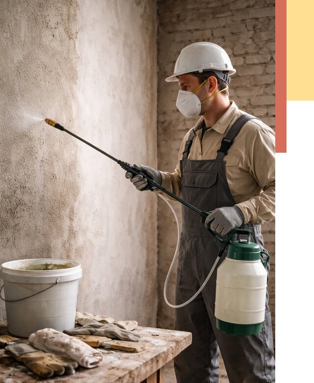 Антисептическая обработка стен в Можге от 1215 руб. — быстро и недорого | ОТДЕЛОЧНИК-Мжг