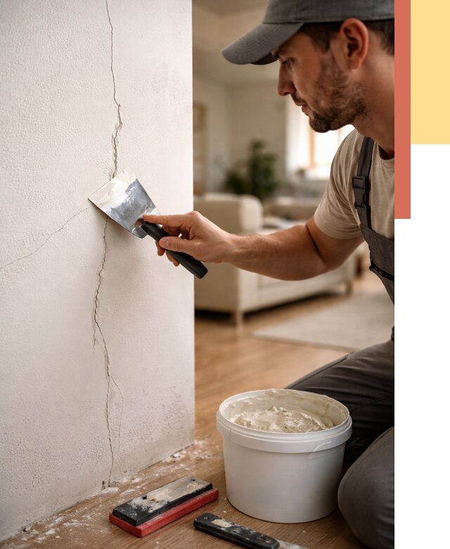 Заделка трещин и сколов в Можге от 2481 руб. — быстро и недорого | ОТДЕЛОЧНИК-Мжг