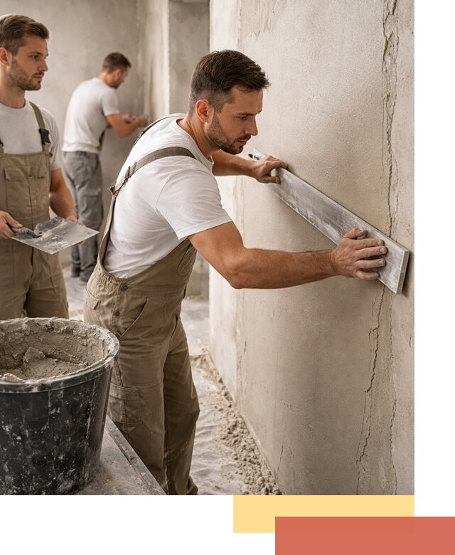 Штукатурка стен без маяков в Можге быстро и качественно