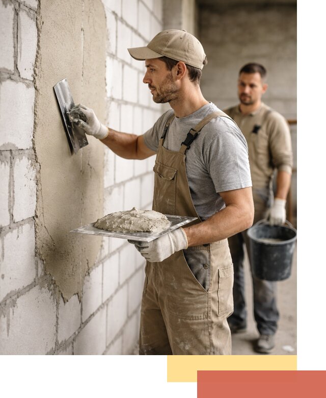 Штукатурка стен из газобетона в Можге под ключ