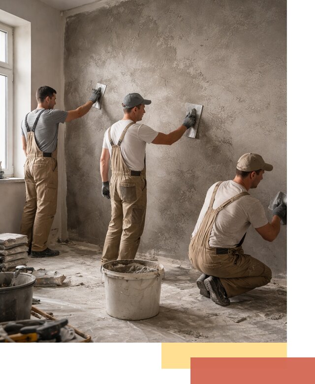 Декоративная штукатурка под бетон в Можге для стен и потолков