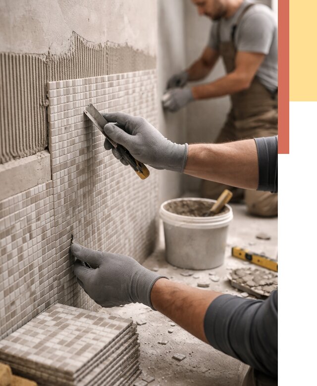 Облицовка стен мозаикой в Можге от 3241 руб/м2 — укладка мозаики на стены | ОТДЕЛОЧНИК-Мжг