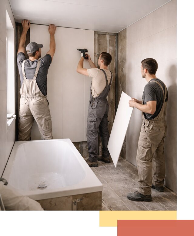 Отделка ванной панели ПВХ профессионально в Можге