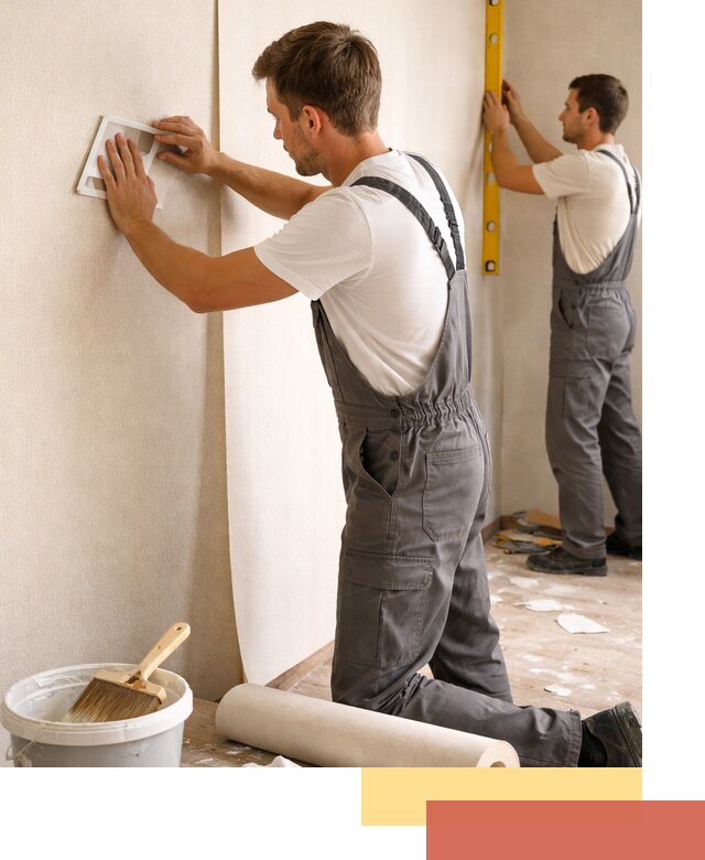 Поклейка бумажных обоев в Можге качественно и недорого