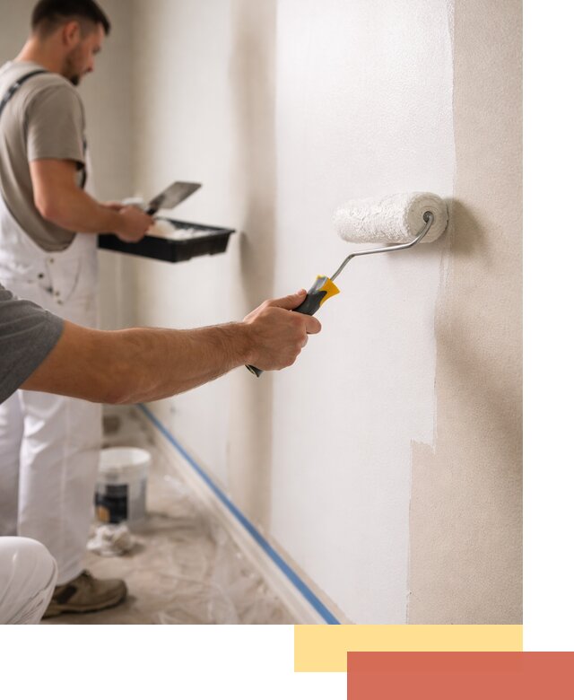 Покраска стен акриловой краской профессионально в Можге