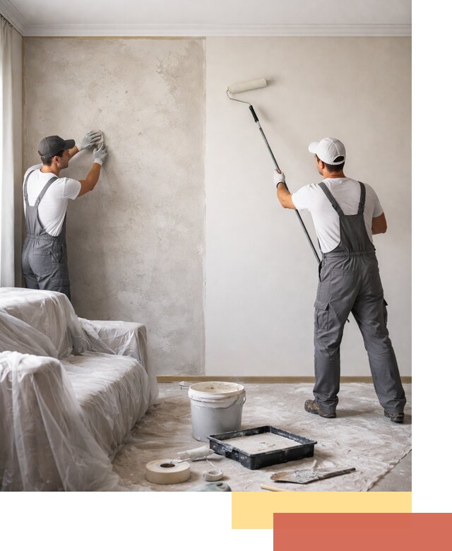 Покраска стен антивандальной краской в Можге