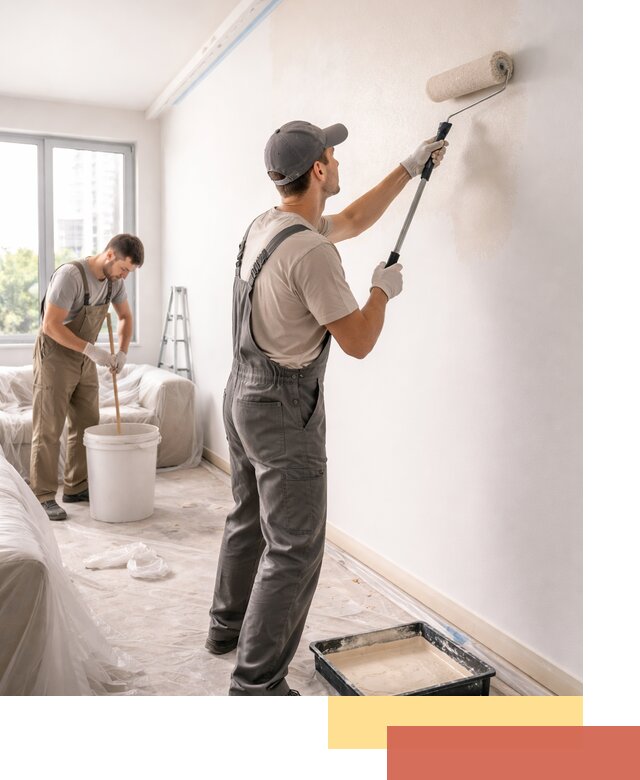 Покраска стен в офисе в Можге — быстрый и качественный ремонт