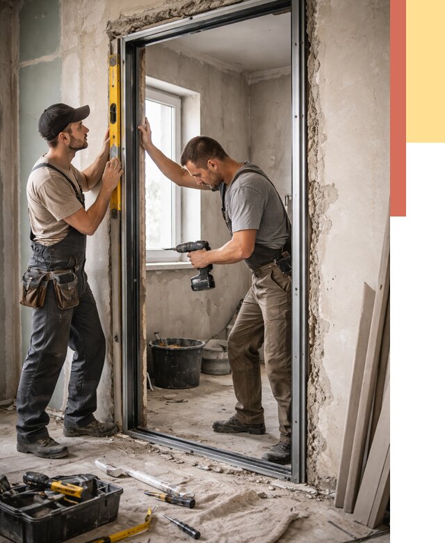 Закладка дверного проема в Можге от 3545 руб. — быстро и недорого | ОТДЕЛОЧНИК-Мжг