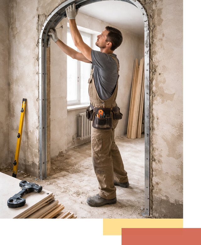 Устройство арочного проема в Можге под ключ