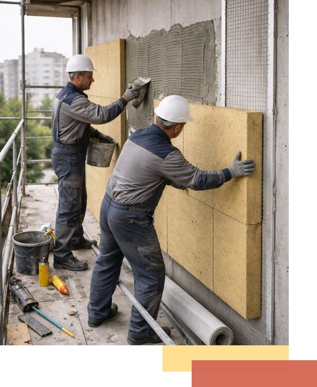 Утепление стен зданий и домов в Можге качественно и надежно