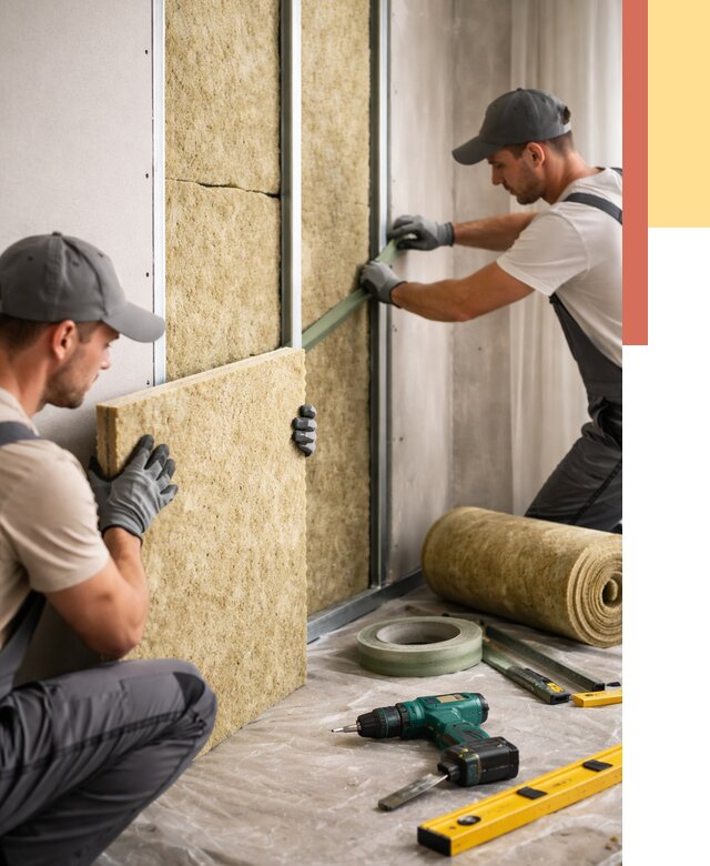 Шумоизоляция стен в Можге под ключ от 1874 руб. | ОТДЕЛОЧНИК-Мжг