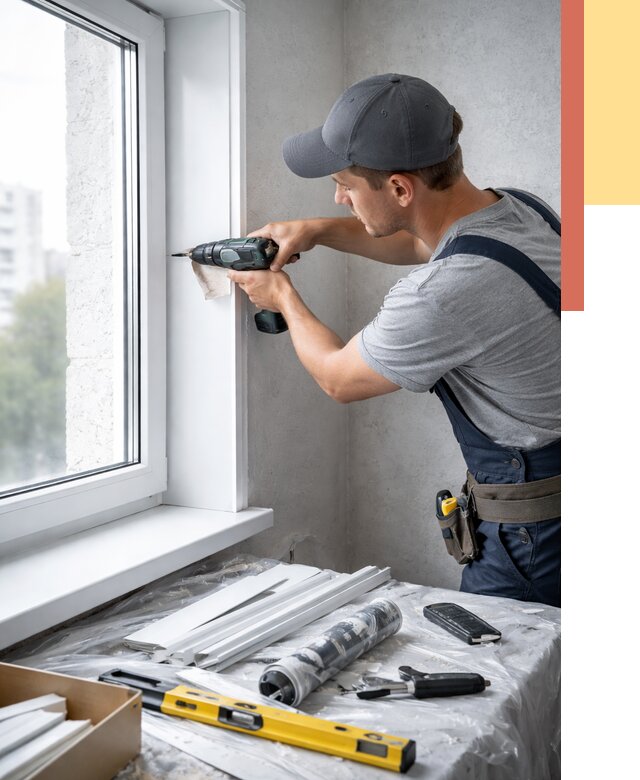 Установка пластиковых откосов в Можге от 2279 руб. | ОТДЕЛОЧНИК-Мжг монтаж, быстро и недорого