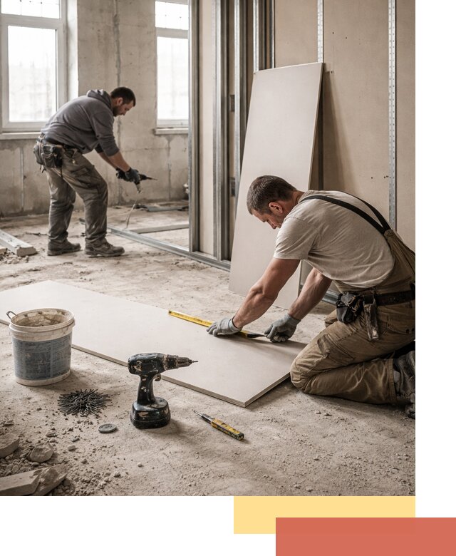 Кладка перегородок из ПГП под ключ в Можге