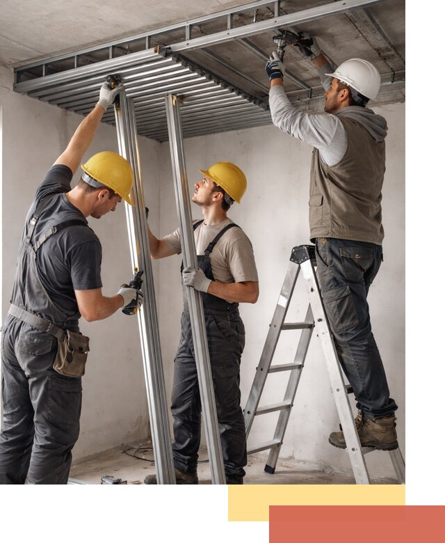 Монтаж реечного потолка под ключ в Можге