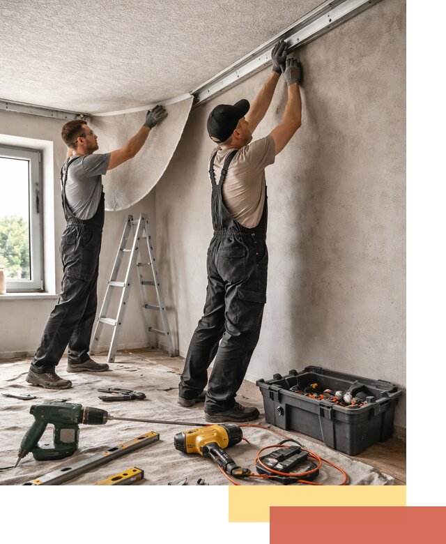 Монтаж фактурного натяжного потолка в Можге качественно и быстро