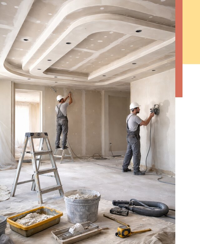 Многоуровневый потолок из гипсокартона в Можге от 760 руб. под ключ | ОТДЕЛОЧНИК-Мжг