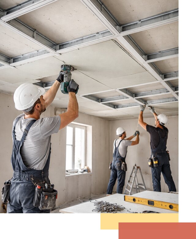 Кессонный потолок из гипсокартона под ключ в Можге