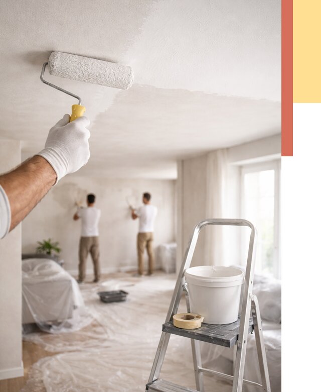 Покраска потолка акриловой краской в Можге от 2532 руб. | ОТДЕЛОЧНИК-Мжг