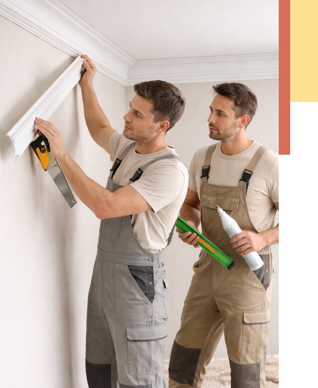 Монтаж потолочного плинтуса в Можге от 2329 руб. — быстро и недорого | ОТДЕЛОЧНИК-Мжг