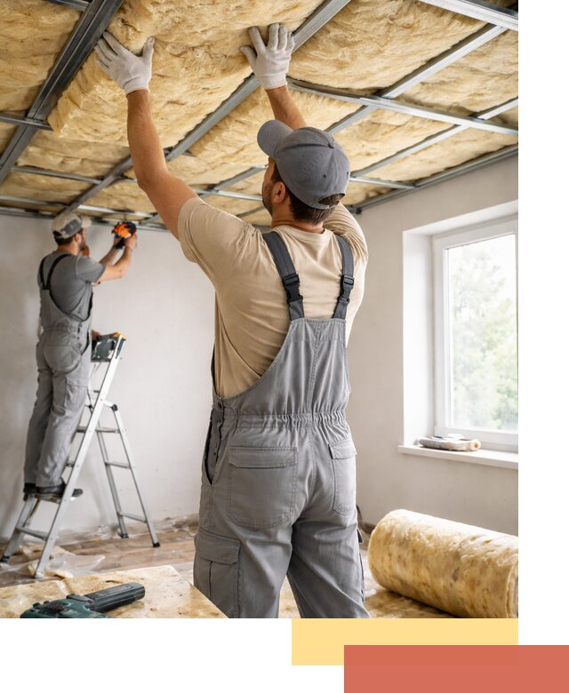 Утепление потолка под ключ в Можге качественно и быстро