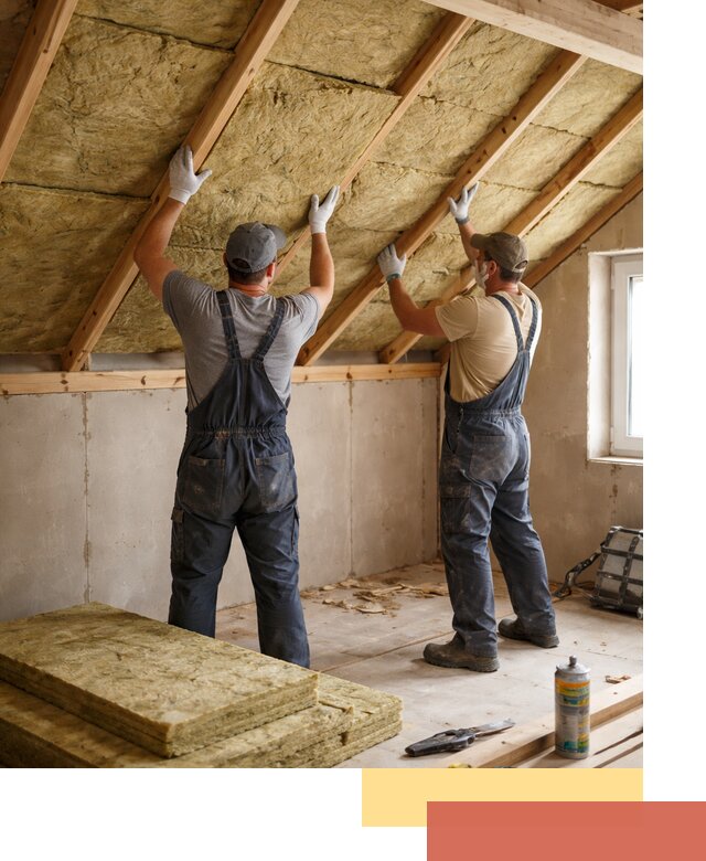 Утепление потолка минеральной ватой в Можге