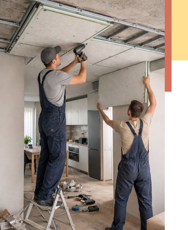 Шумоизоляция потолка панелями зипс в Можге от 1874 руб. под ключ | ОТДЕЛОЧНИК-Мжг